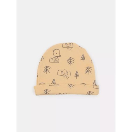 Diamond cocoon with a hat MOWBABY BIRDS, height 62 cm, yellow color-4