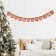 Happy New Year garlands "Happy New Year!" Red background, 250 cm