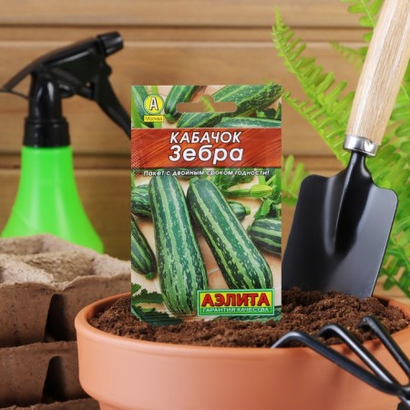 Semen zucchini zucchini "Zebra" "Leader", 10 pcs,-5