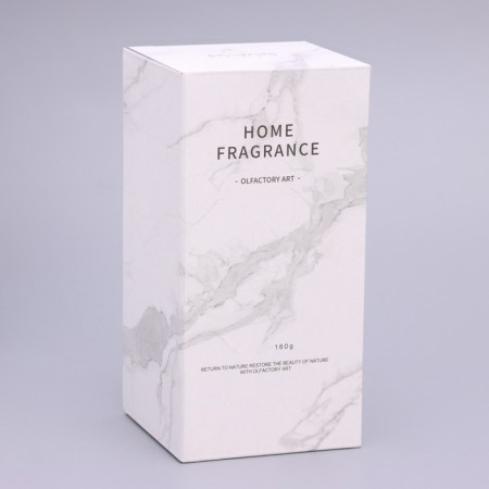 Candle in concrete Aromatic "Michelangelo", 13x7 cm, blue bells, soy wax, 160 g-8