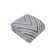 Blanket - chevron cover, size 150x200 cm, gray color