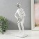 Polystone souvenir "Musician with guitar" White with silver 27.5x7.5x12.5 cm