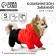 Clothing for dogs. Combineson winter "Warm Winter", Red-Cherry, Size S