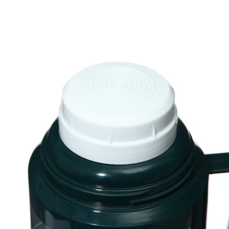 Thermos 1 l, with a glass flask, retains heat 8 hours, 12 x 28 cm, green-4