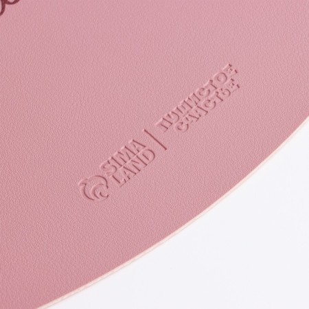 Formal bone rug for a bowl, 39.5 x 25 cm, pink-3