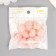 Decor for creativity Artificial fur "ball" Direct pink set 10 pcs, D = 2 cm