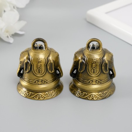 Bell "Elephants" 5x4.2x4.2 cm