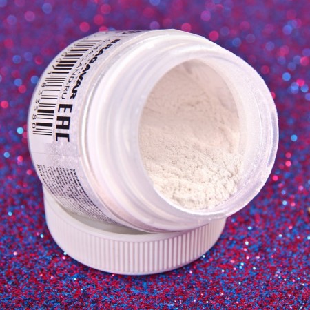 Shimmer for drinks and hookah "flickering silver", 5 g.-3