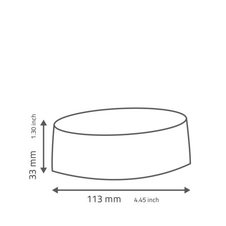 Disco soap dish, brown color-2