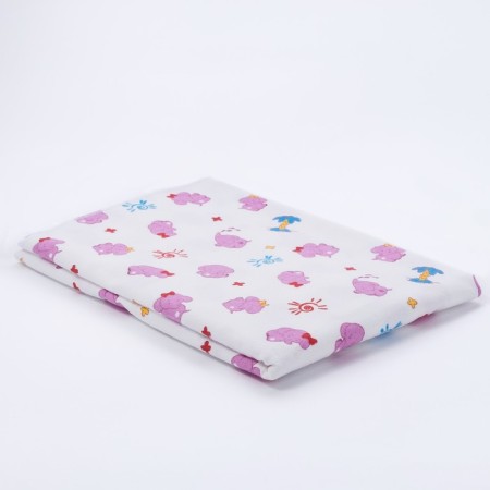 Flanel diaper, size 90x130 cm, color mix-4