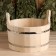 Gang of linden, 15 liters, round, stainless hoop, "Dobroparov"