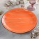 Porcelain dining Porcelain Wilmax Scratch, D = 28 cm, Orange color