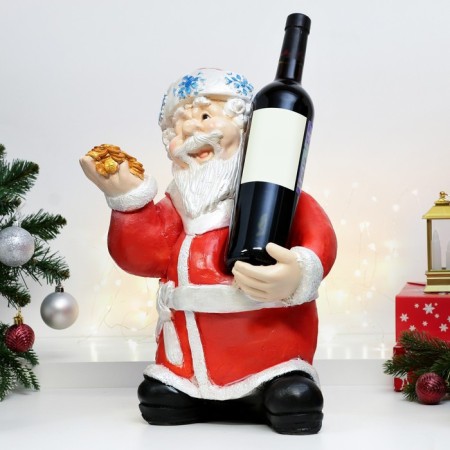 Standing for a bottle "Santa Claus" 28x48cm-1