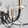 Causte "candle", size 64x89x64 cm, 240W 6xe27