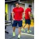 Sports T -shirt male ise, size 48, red color