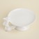 Serving ceramic SL Home "Forest Rabbit", 30.5 × 25 × 15.5 cm, white color