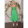 Sarafan female, size 48, green color