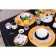 Set Serving shares "Spring Evening", 2 subjects: milkman 270 ml, sugar tower 310 ml