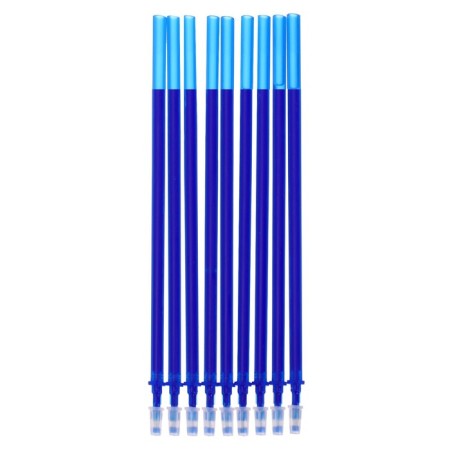 Gel pen set with erased ink, writing a node 0.5 mm, blue ink+9 blue rods-4