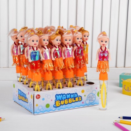 Soap bubbles "doll", light, 2.5 × 2.5 × 19.5 cm-2