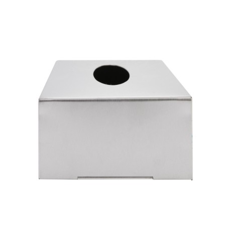 Boxing for cosmetic napkins Axentia, z Adquection, stainless steel, size 24.5x13x7 cm-7