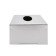 Boxing for cosmetic napkins Axentia, z Adquection, stainless steel, size 24.5x13x7 cm