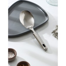 A garnet spoon made of stainless steel of the “Standard” shade, h = 24 cm, silver color