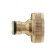 Fitting, internal thread 1 ", fast -seal connection, brass, Greengo