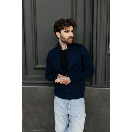 Jumper male ise, size 58, dark blue color-12