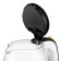 Electric kettle KitFort KT-6192, glass, 1.7 l, 1850-2200 W, white-black