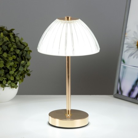 Table lamp sensory "Helia" LED 10W AKB gold 15x15x30 cm-1