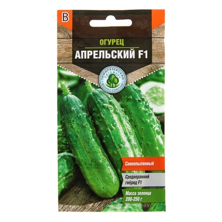 Cucumber seeds "April" f1 medium early, parthenocarpic, 0.3 g