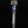 Garden lamp on the solar battery "Metal cylinder", 4.5 × 30 × 4.5 cm, 1 Led, glow white
