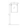 Aquaton Cabinet Norton, 65 cm, white color