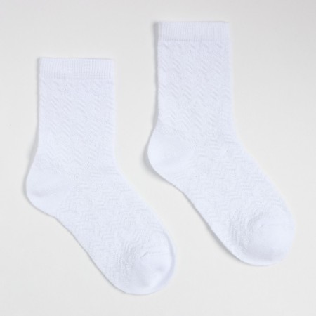 Children's socks, white color (Bianco), size 18-20 (27-30)-1