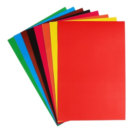 Cardboard color A4, 8 sheets, 8 colors "giraffe", coated 240 g/m2, in film-3