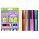 Flomasters of 12 colors Devente Pastel, with a ventilated cap, on a water -based, line width 4.6 mm