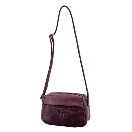 B2752 Bag Cross-Bodi, lightning department, burgundy color 13x21x8cm