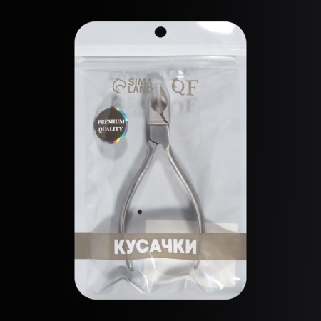 Pedicure nippers "Premium", hidden spring, 12.2 cm, blade length - 15 mm, silver color-10