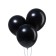 Latex ball 10 ", metal, set 100 pcs., Black color