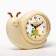 Clock - alarm clock "Snail" with backlight, discrete move, D -8 cm, 15 x 12 cm, aa
