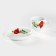 Tea steam porcelain “red poppies”, 250 ml, d = 8.6 cm