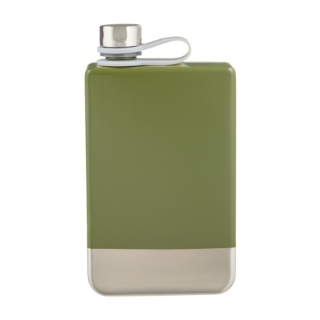 Alcohol flask, stainless steel, gift, army, 270 ml, 9 oz-1