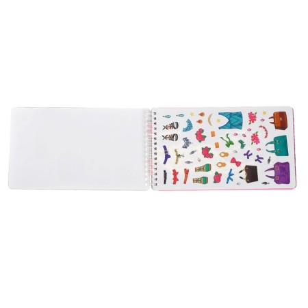A book with stickers and stencils "Designer's album. Supermodel "-2