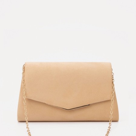 Female bag on a magnet, beige color
