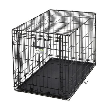 Midwest ovation cage with one door, 94.6 x 58.4 x 63.5 cm, black