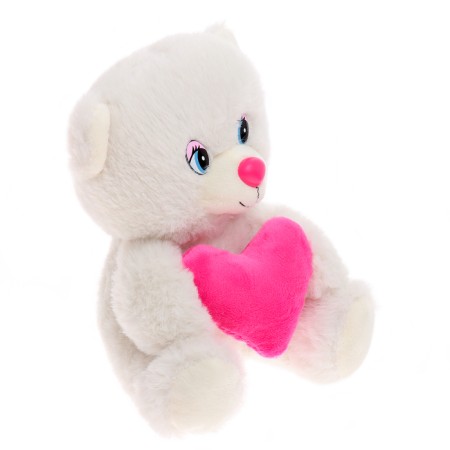 Soft toy "Bear with Heart" voiced, 21 cm-1