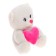 Soft toy "Bear with Heart" voiced, 21 cm