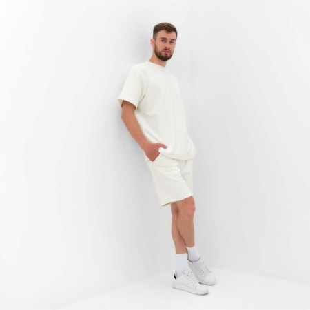 Men's shorts mist men’s casual p. 50, milk-6