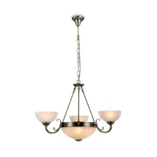Suspended lamp Freya Fr2012-PL-06-Bz Herbert, 770x770x1000 mm, E27, 6x60W, bronze color
